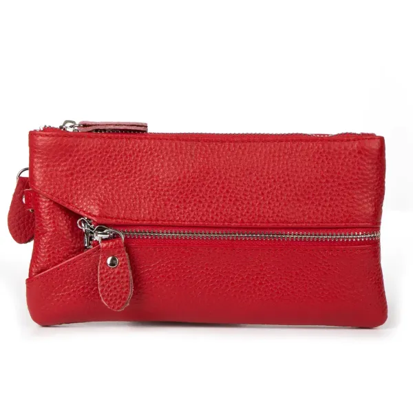 Косметичка шкіра 6001-A red