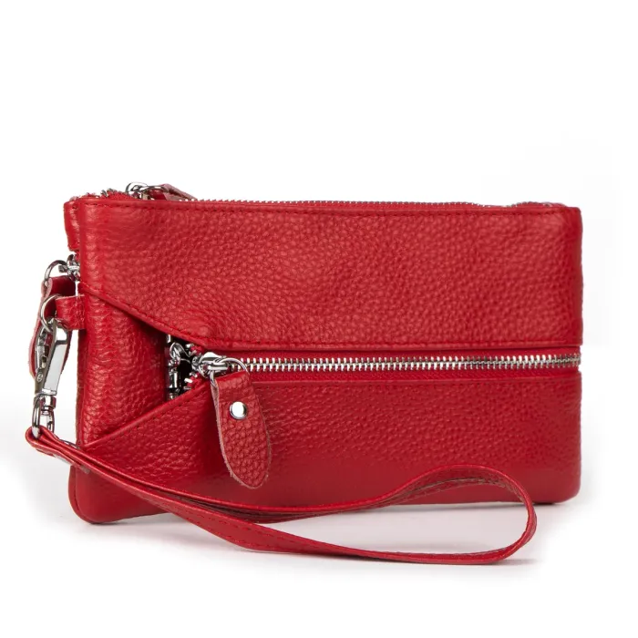 Косметичка шкіра 6001-A red