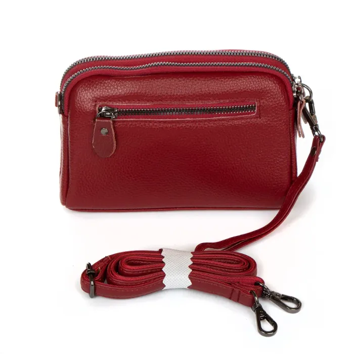 Косметичка шкіра 6001-A grey