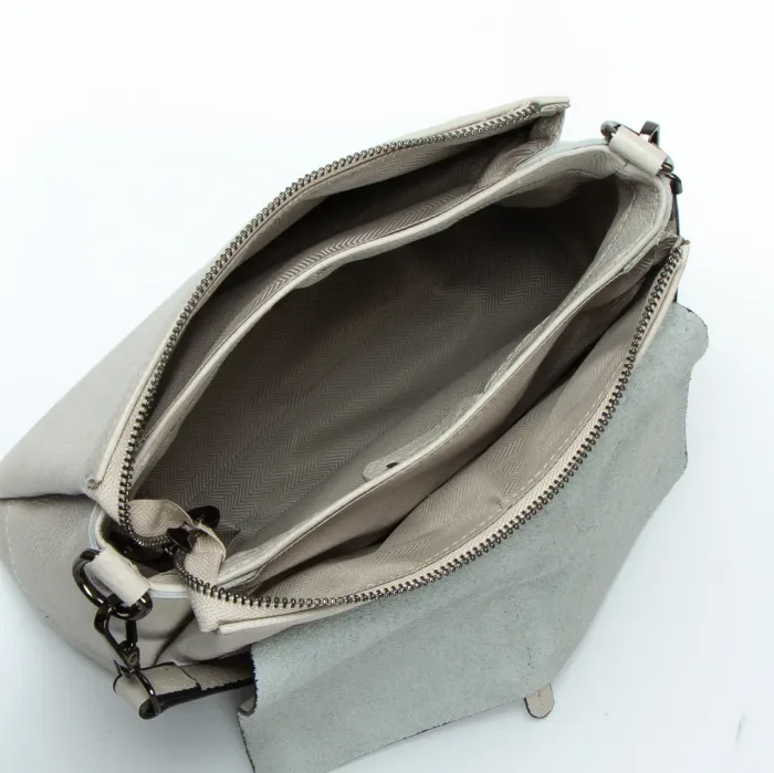 Сумка жіноча Класична шкіра ALEX RAI 99104 l-grey