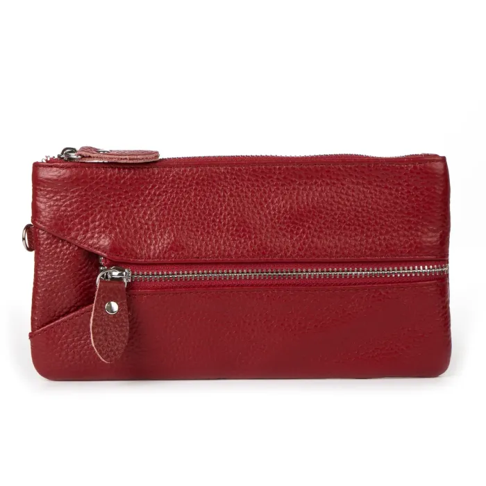 Косметичка шкіра 6001-A bordo