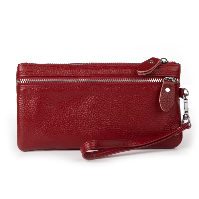 Косметичка шкіра 6001-A bordo