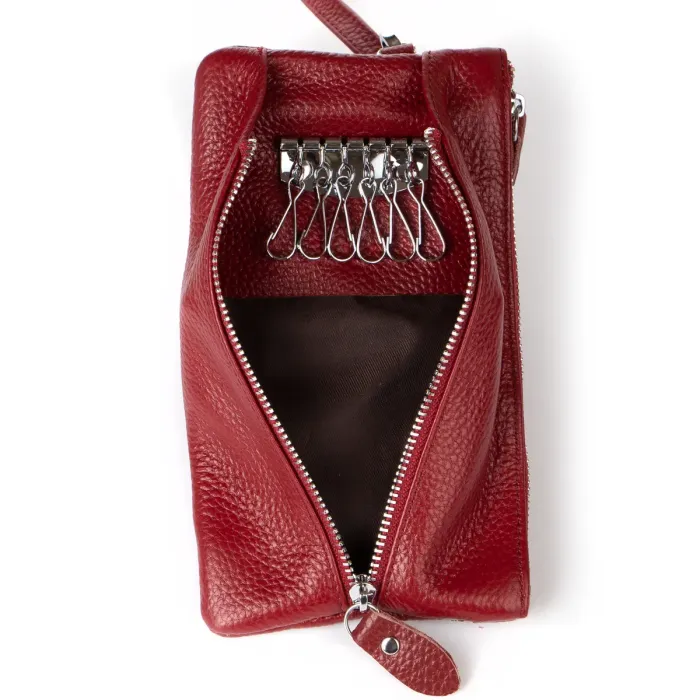 Косметичка шкіра 6001-A bordo