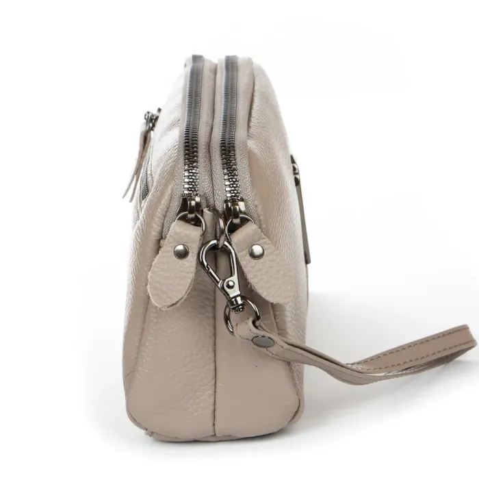 Сумка Женская Классическая кожа ALEX RAI 99104 white-grey