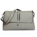 Сумка жіноча Класична шкіра ALEX RAI 99104 white-grey
