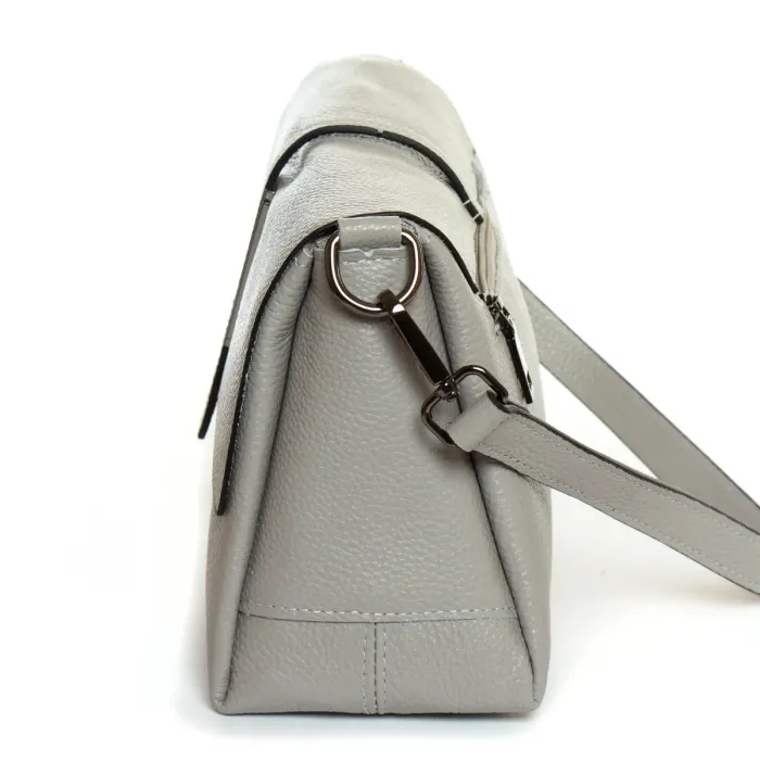 Сумка Женская Классическая кожа ALEX RAI 99104 white-grey