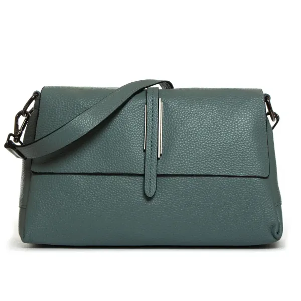 Сумка жіноча Класична шкіра ALEX RAI 99104 l-green