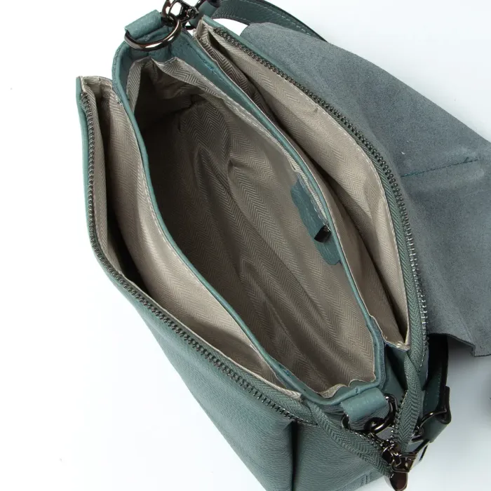 Сумка Женская Классическая кожа ALEX RAI 99104 l-green