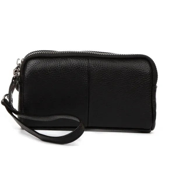 Косметичка шкіра 6002-A black