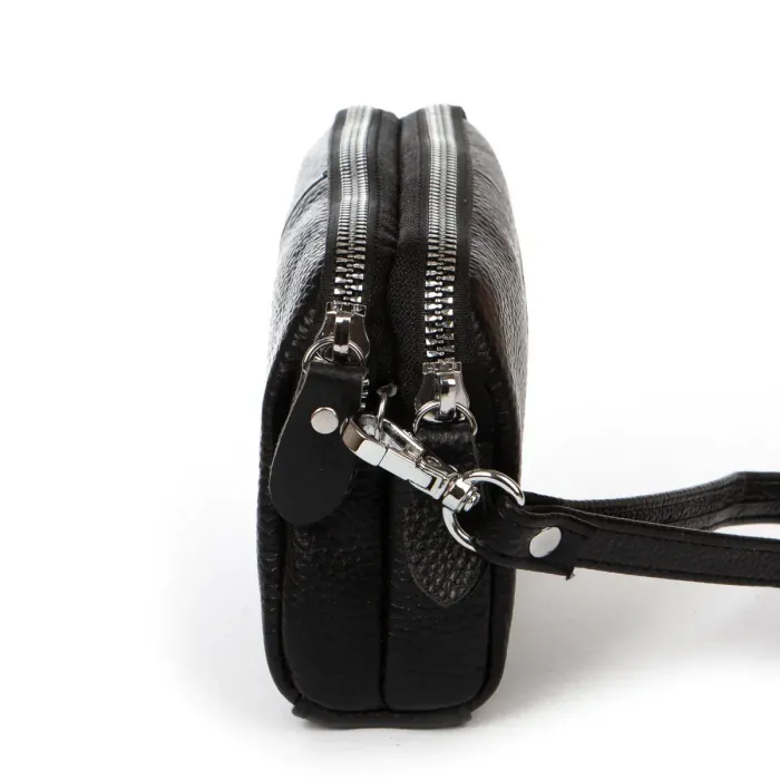 Косметичка шкіра 6002-A black