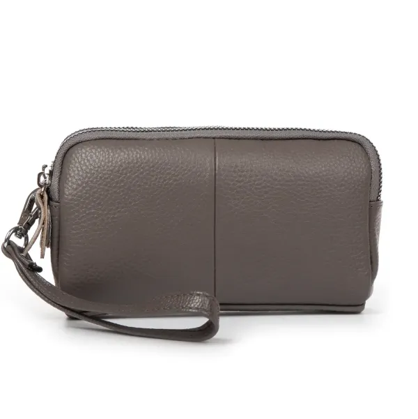 Косметичка шкіра 6002-A grey