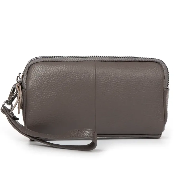 Косметичка шкіра 6002-A grey