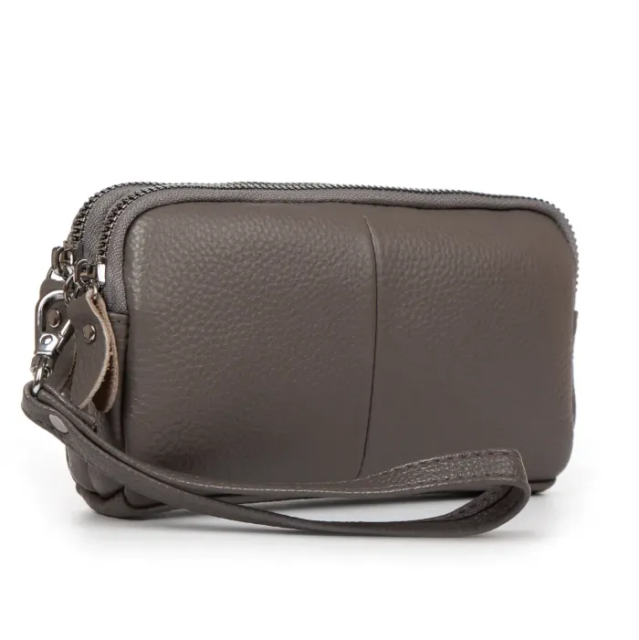 Косметичка шкіра 6002-A grey