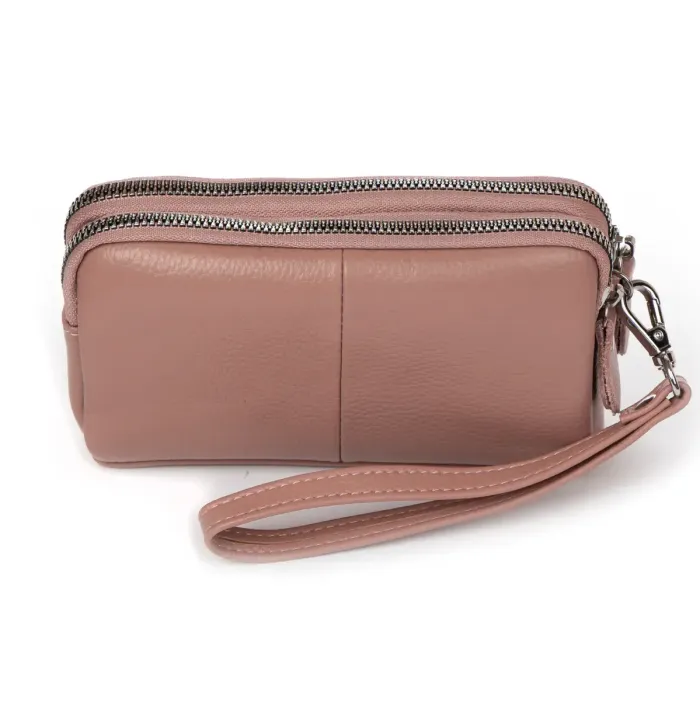 Косметичка шкіра 6002-A pink