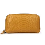 Косметичка шкіра 60096 yellow