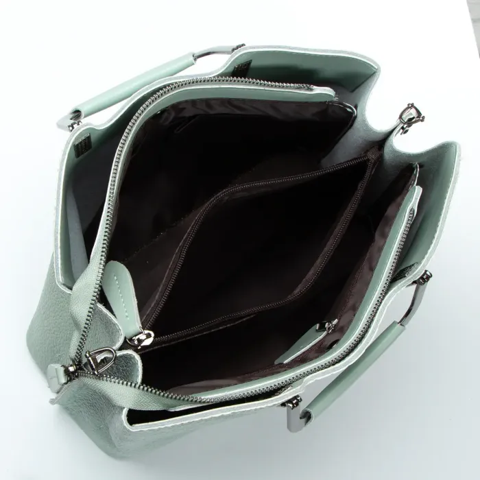 Сумка Класична шкіра ALEX RAI 1540-1 l-green