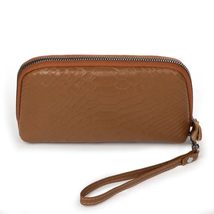 Косметичка шкіра 60096 L-brown