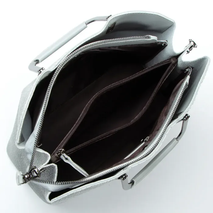 Сумка жіноча Класична шкіра ALEX RAI 1540-1 l-grey