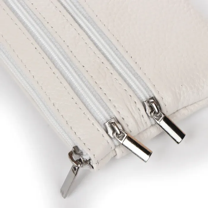 Косметичка кожа A-00141 white