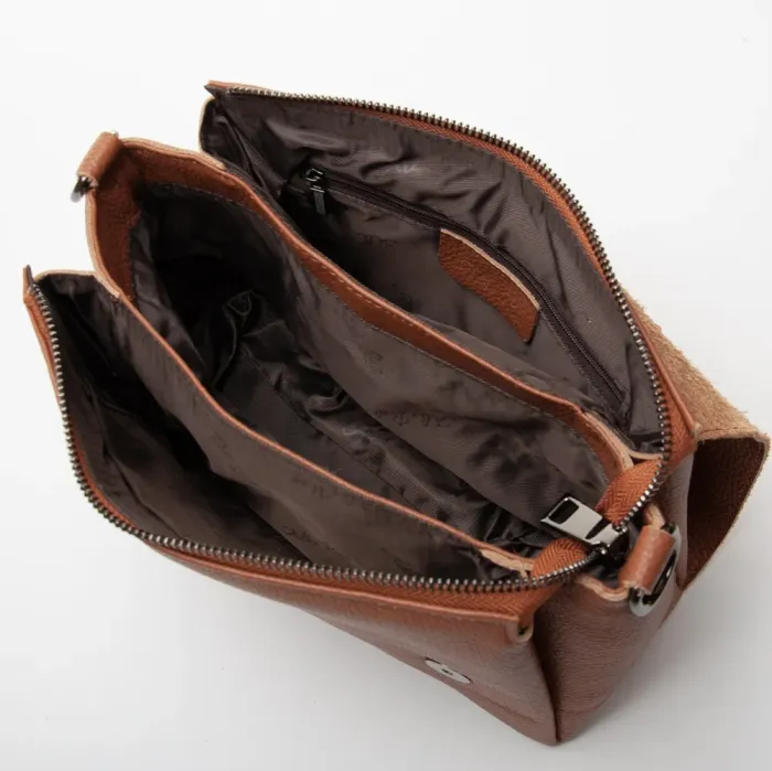 Сумка Женская Классическая кожа ALEX RAI 99105 l.brown