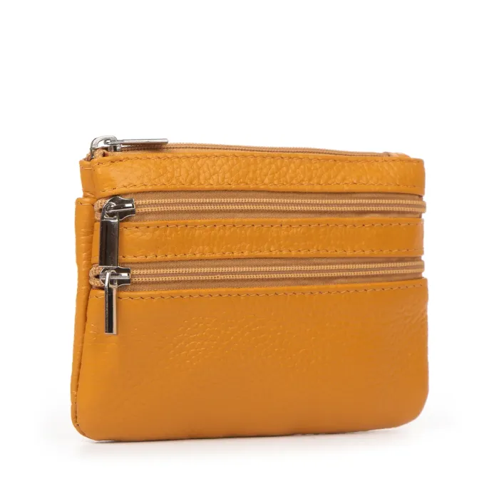 Косметичка шкіра A-00141 yellow