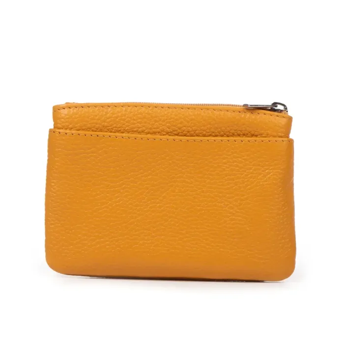 Косметичка шкіра A-00141 yellow