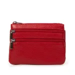 Косметичка шкіра A-00141 red