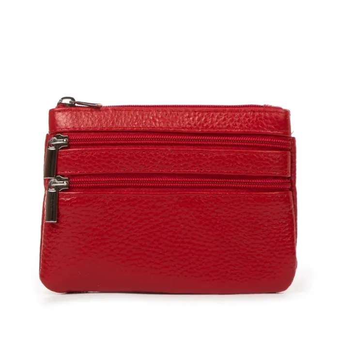 Косметичка шкіра A-00141 red