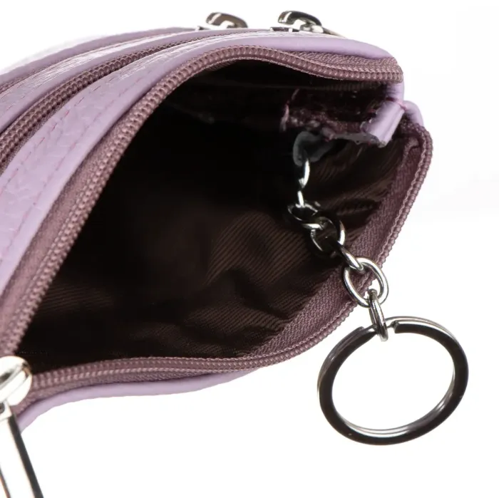 Косметичка шкіра A-00141 l-purple