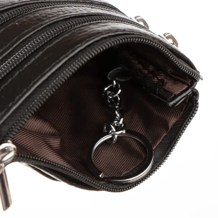 Косметичка шкіра A-00141 black