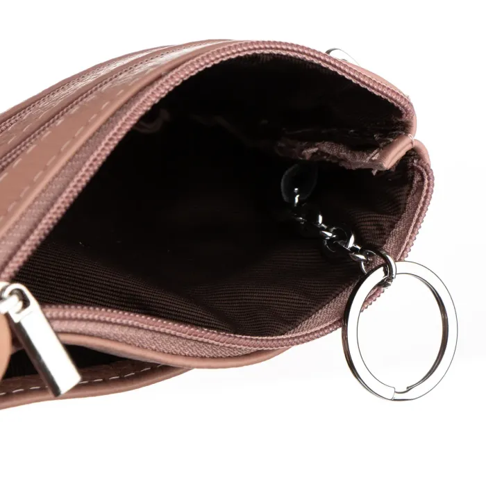 Косметичка кожа A-00141 pink