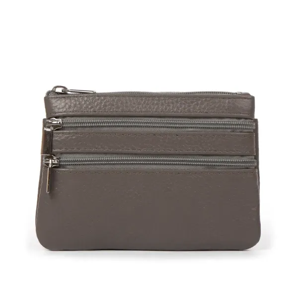 Косметичка шкіра A-00141 grey