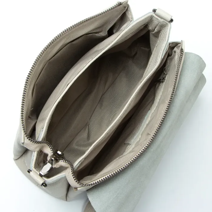 Сумка жіноча Класична шкіра ALEX RAI 99105 l-grey