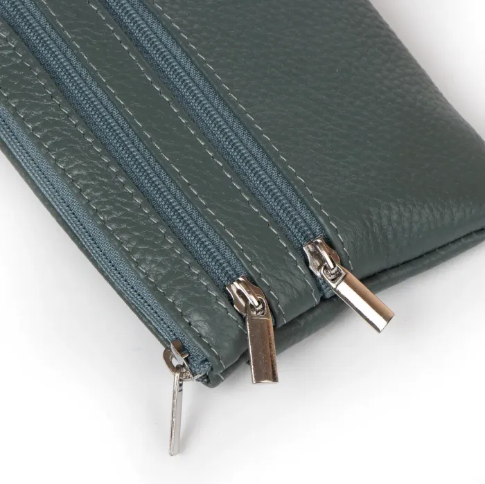 Косметичка шкіра A-00141 blue