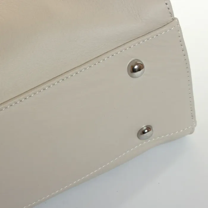 Сумка Жіноча Класична шкіра ALEX RAI 3173-9 white-grey