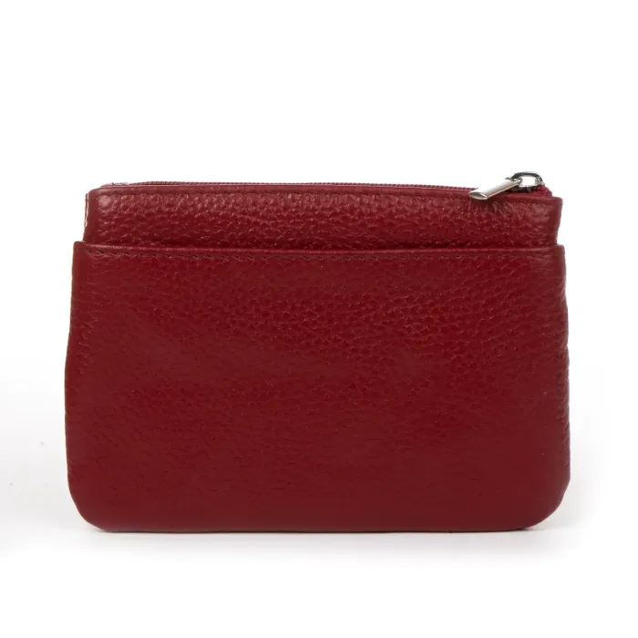 Косметичка шкіра A-00141 bordo