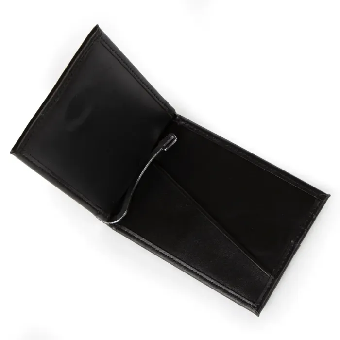 Зажим для банкнот штучна-шкіра 1009-1 black