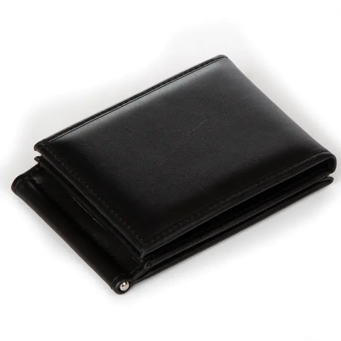 Зажим для банкнот иск-кожа 1005-1 black