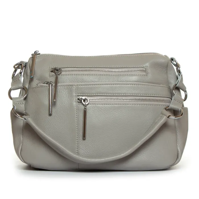 Сумка Женская Классическая кожа ALEX RAI 8930-9 l-grey