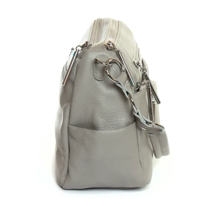 Сумка Женская Классическая кожа ALEX RAI 8930-9 l-grey