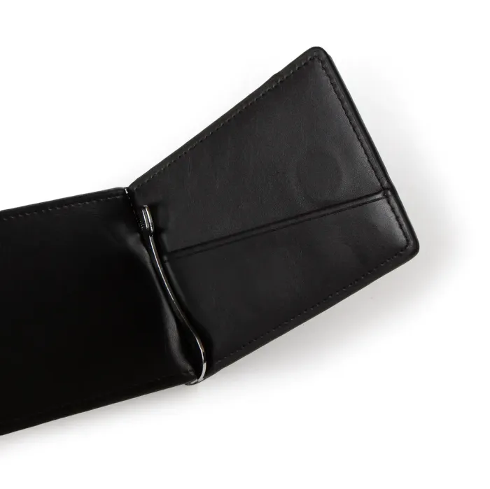 Зажим для банкнот иск-кожа 1002-1 black