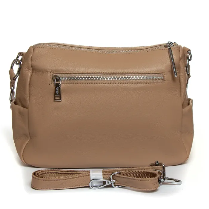 Сумка Класична шкіра ALEX RAI 8930-9 camel