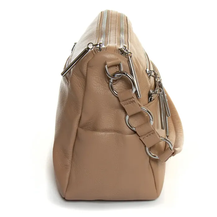 Сумка Класична шкіра ALEX RAI 8930-9 camel