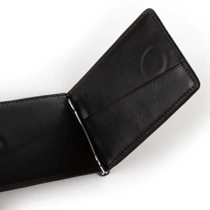 Зажим для банкнот иск-кожа 1013-1 black