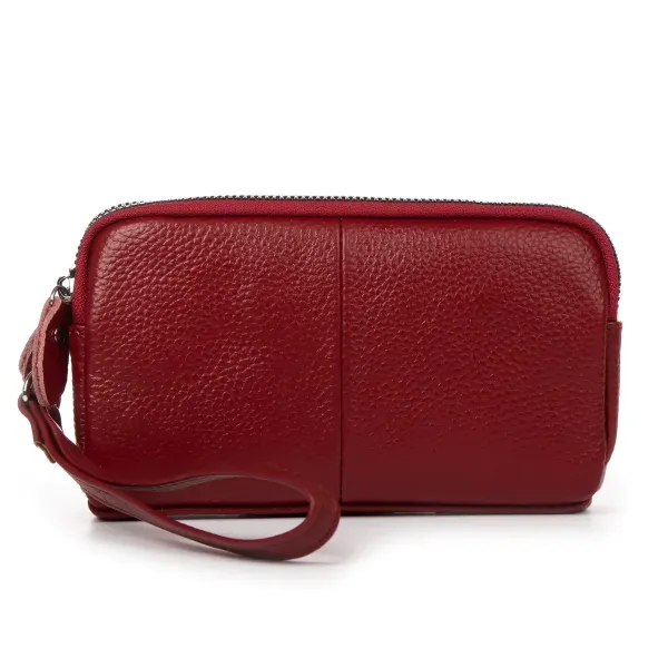 Косметичка шкіра 6002-A bordo