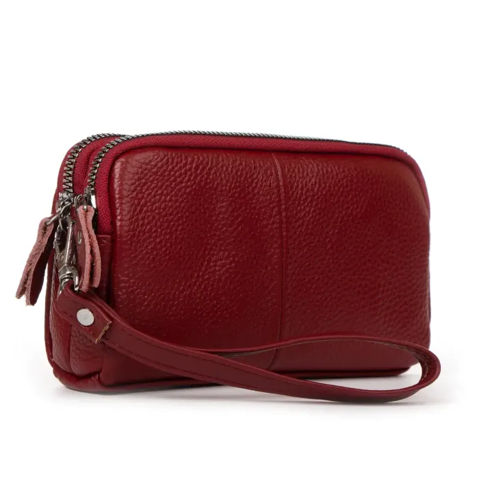 Косметичка шкіра 6002-A bordo