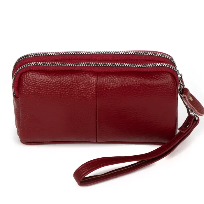 Косметичка шкіра 6002-A bordo