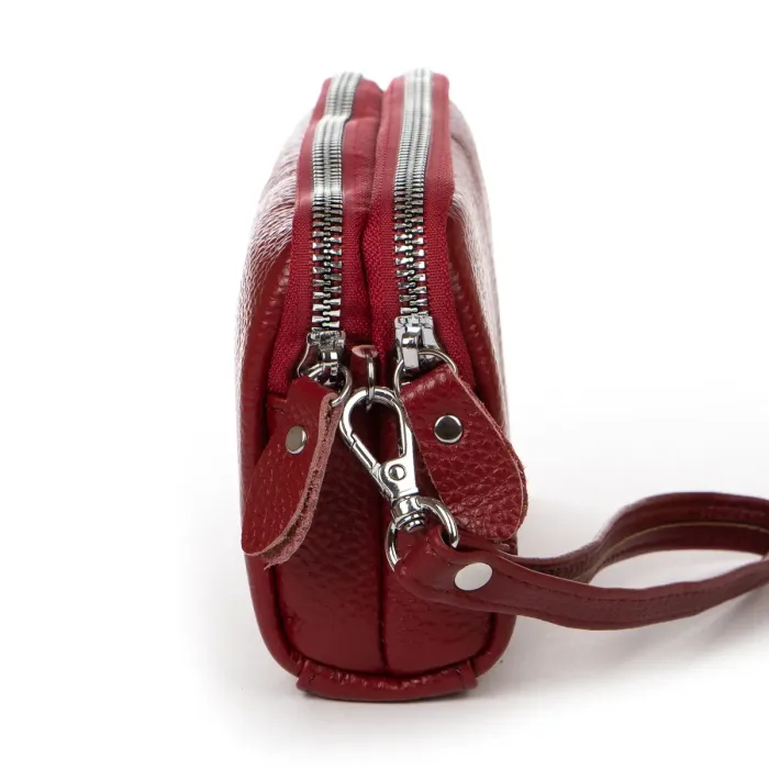 Косметичка шкіра 6002-A bordo