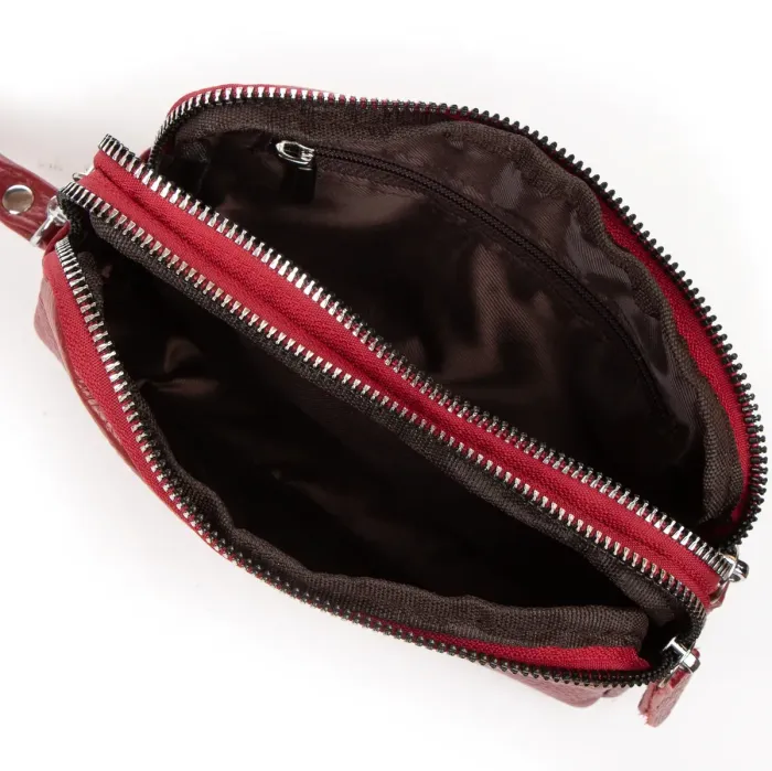 Косметичка шкіра 6002-A bordo