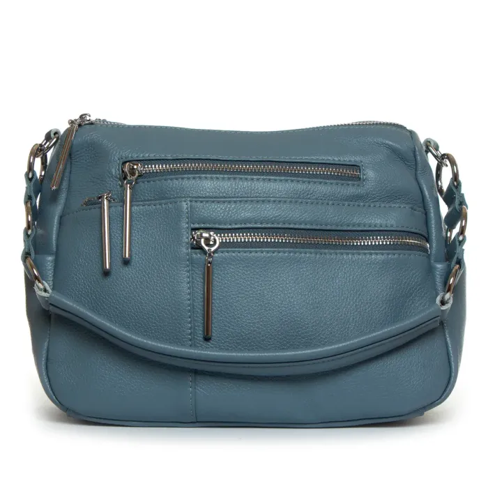 Сумка Жіноча Класична шкіра ALEX RAI 8930-9 blue